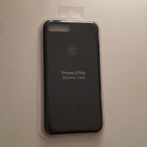Black Silicon Apple iPhone 7/8 Plus Case